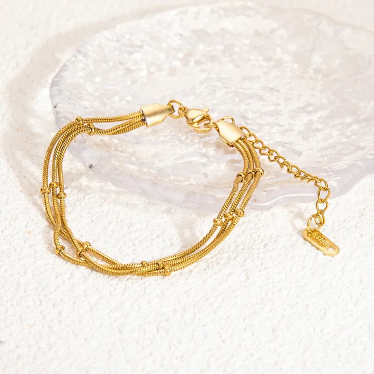 Three Layer boll bracelet