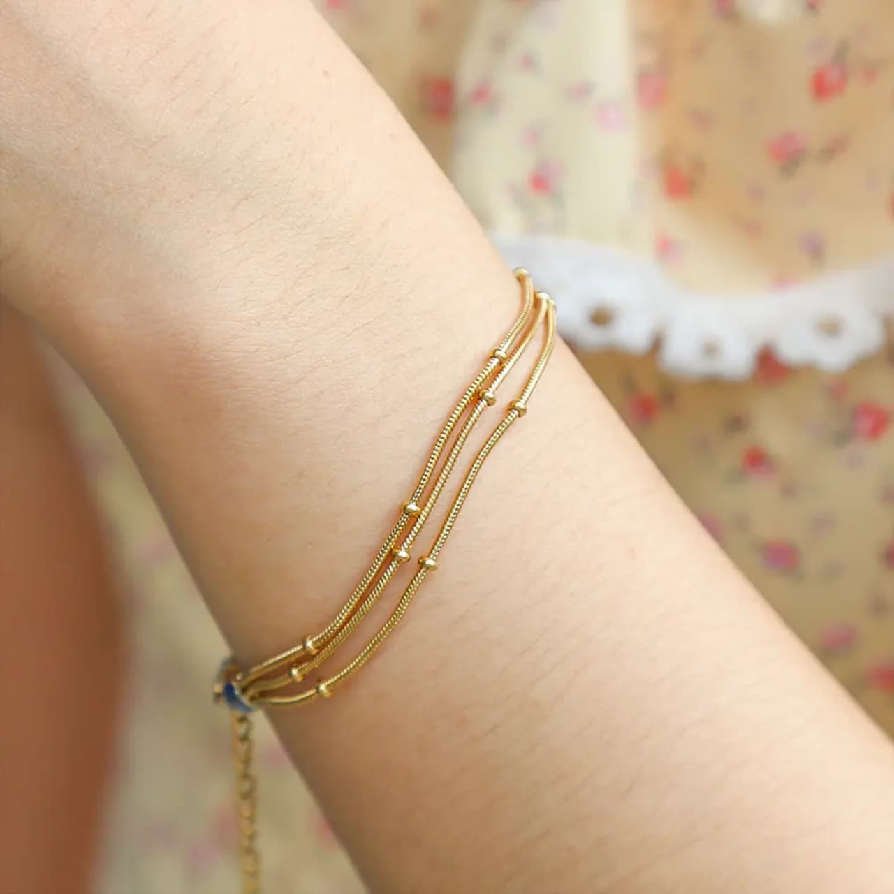Three Layer boll bracelet