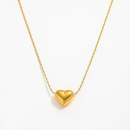 New S heart Necklace